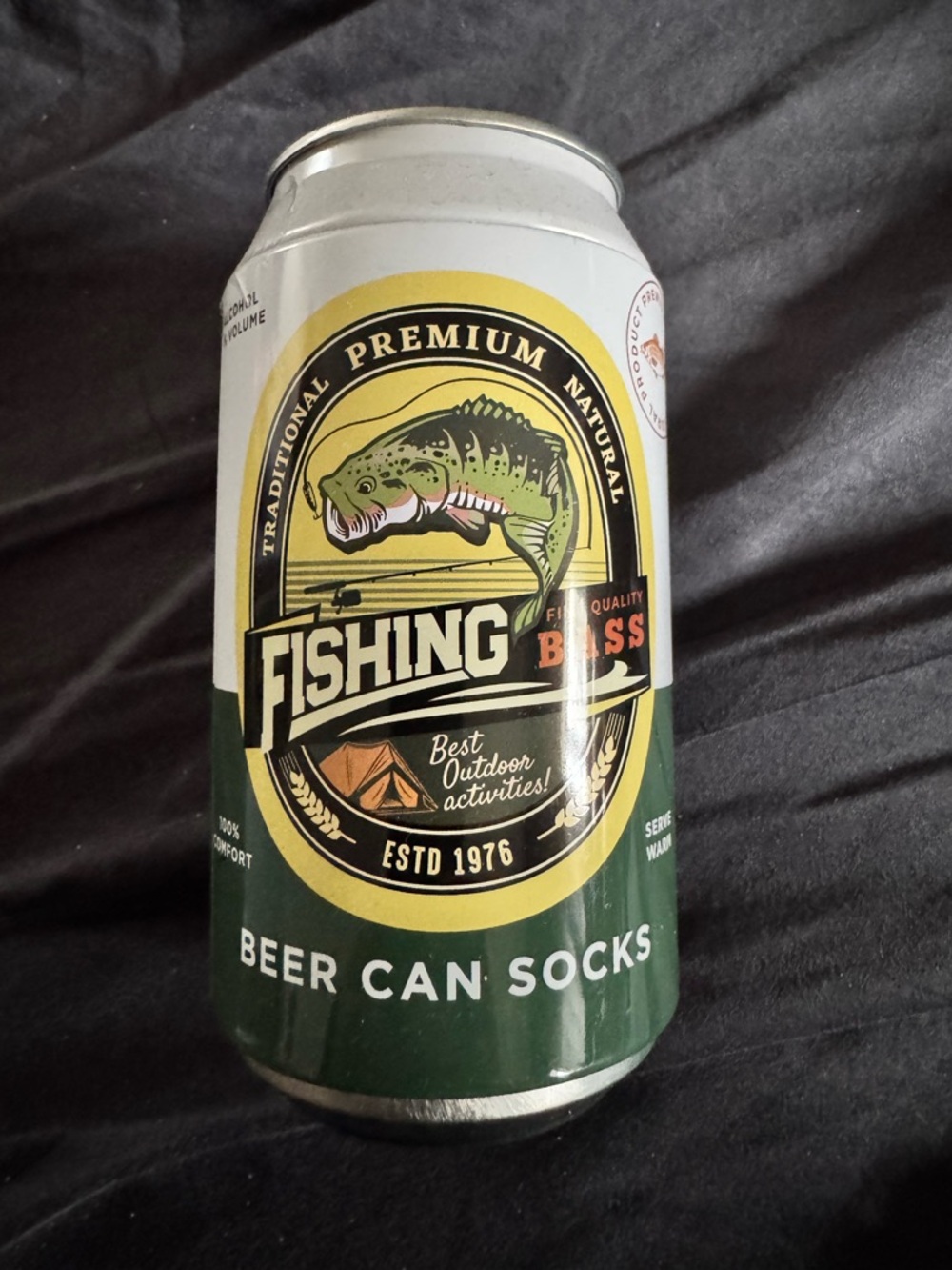 Fishing Beer Can Socks